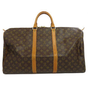 LOUIS VUITTON Brown Monogram Boston Bag
